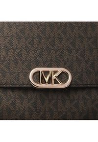 MICHAEL Michael Kors Plecak Kensington 30F3G8KB2B Brązowy. Kolor: brązowy. Materiał: skóra #3