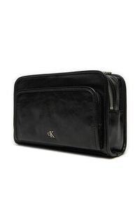 Calvin Klein Jeans Torebka Utility Dbl Zip Camera Bag25 K60K613046 Czarny. Kolor: czarny. Materiał: skórzane #4