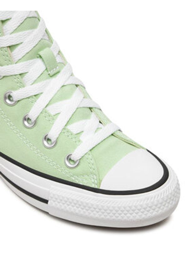 Converse Trampki Chuck Taylor All Star Hi A08582C Zielony. Kolor: zielony. Materiał: materiał