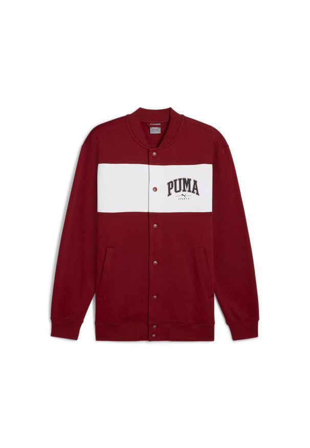 Puma - Męska kurtka bomberka PUMA SQUAD PUMA Intense Red. Kolor: czerwony. Sport: turystyka piesza