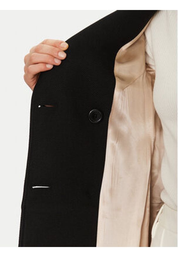 Babylon Płaszcz przejściowy E00280 Czarny Regular Fit. Kolor: czarny. Materiał: syntetyk