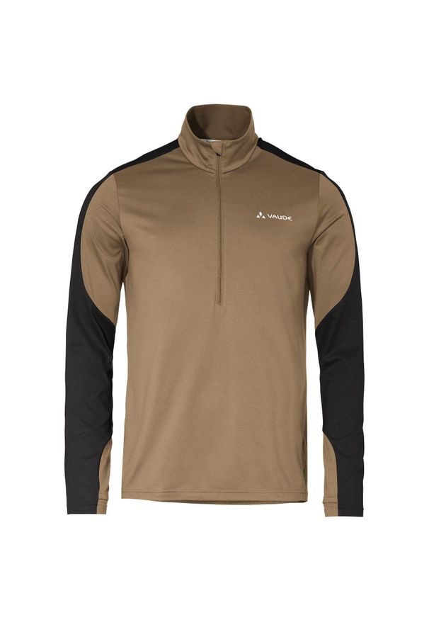 Vaude - Bluza VAUDE Livigno Halfzip. Kolor: beżowy. Sport: turystyka piesza