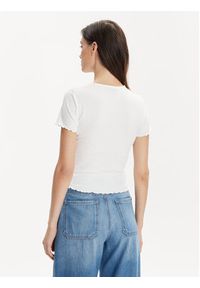 only - ONLY T-Shirt Emma 15201206 Biały Regular Fit. Kolor: biały. Materiał: syntetyk #3
