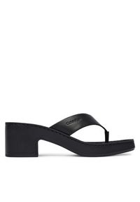 Calvin Klein Japonki Block Heel Sndl Thong Lth HW0HW02913 Czarny. Kolor: czarny. Materiał: skóra #5