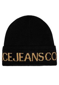 Versace Jeans Couture Czapka 75VAZK40 Czarny. Kolor: czarny. Materiał: materiał