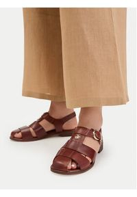 Beverly Hills Polo Club Sandały EO-WB-GEMMA-13 Brązowy. Kolor: brązowy. Materiał: skóra #6