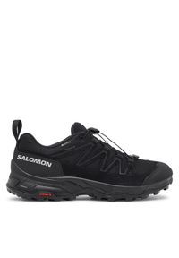 salomon - Salomon Sneakersy X Ward Leather GORE-TEX L47182300 Czarny. Kolor: czarny. Materiał: zamsz, skóra. Technologia: Gore-Tex #1