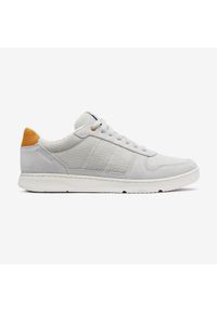 Decathlon - Buty do chodzenia męskie Newfeel Walk Protect Mesh. Kolor: biały, wielokolorowy, szary, brązowy. Materiał: mesh. Sport: turystyka piesza