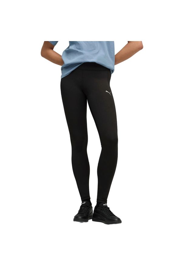 Rajstopy Puma Evostripe High-waist Tights, Kobiety. Stan: podwyższony. Kolor: czarny. Materiał: poliester, materiał. Sport: fitness
