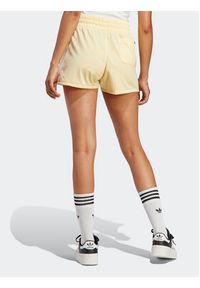 Adidas - adidas Szorty sportowe 3-Stripes Shorts IB7425 Żółty Regular Fit. Kolor: żółty. Materiał: syntetyk #3