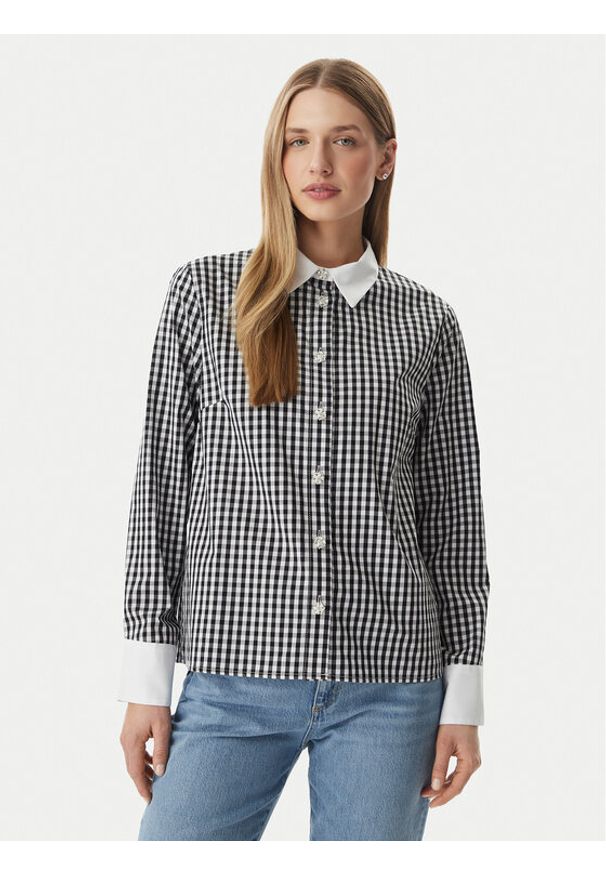 Morgan Koszula 261-CVICHY Czarny Regular Fit. Kolor: czarny. Materiał: bawełna