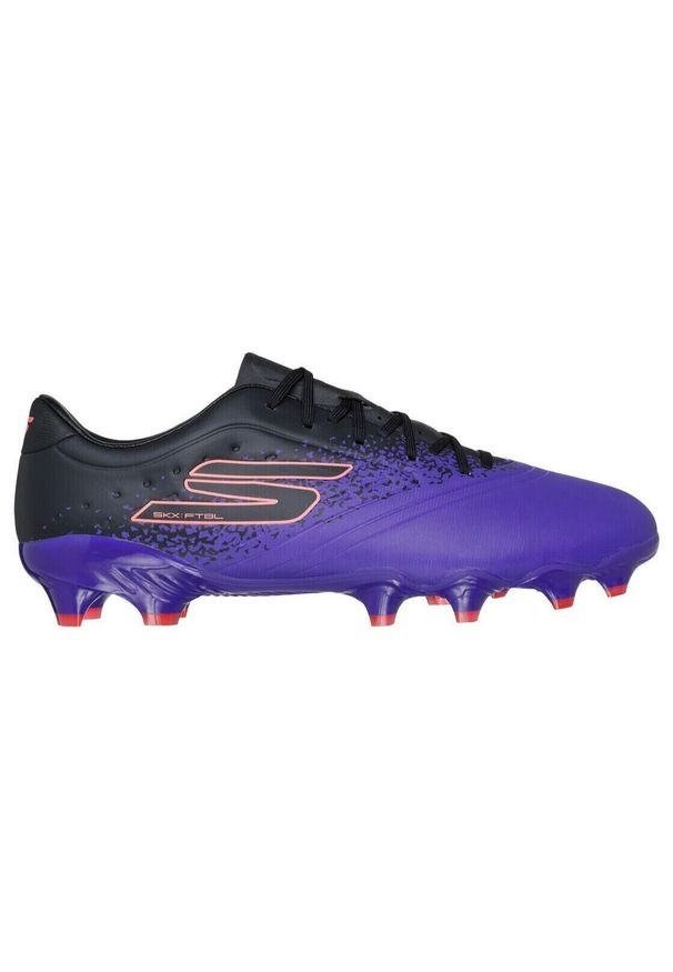 skechers - Buty piłkarskie męskie Skechers Razor Academy Gold 1.5 FG. Kolor: fioletowy. Sport: piłka nożna