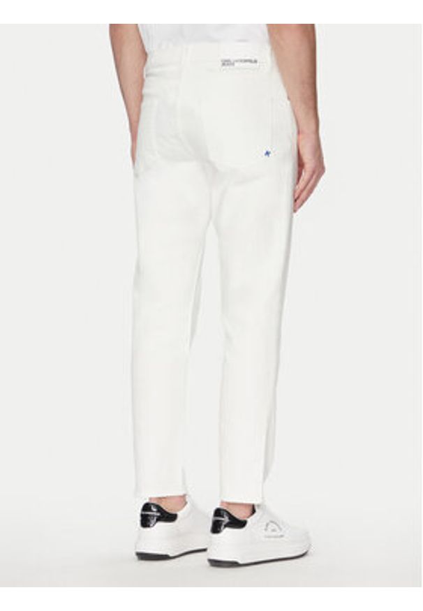 Karl Lagerfeld Jeans Jeansy A2M10136 Biały Tapered Fit. Kolor: biały