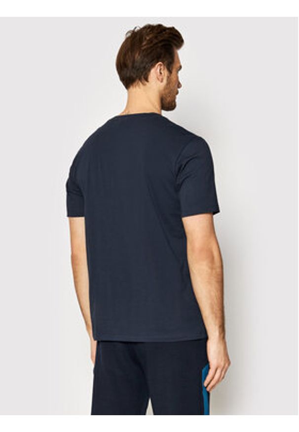 Hugo T-Shirt Dero222 50466158 Granatowy Regular Fit. Kolor: niebieski. Materiał: bawełna