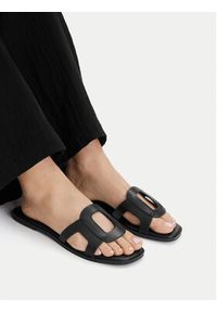 Gino Rossi - GINO ROSSI Klapki C-V2320-15-1 Czarny. Kolor: czarny. Materiał: skóra #7