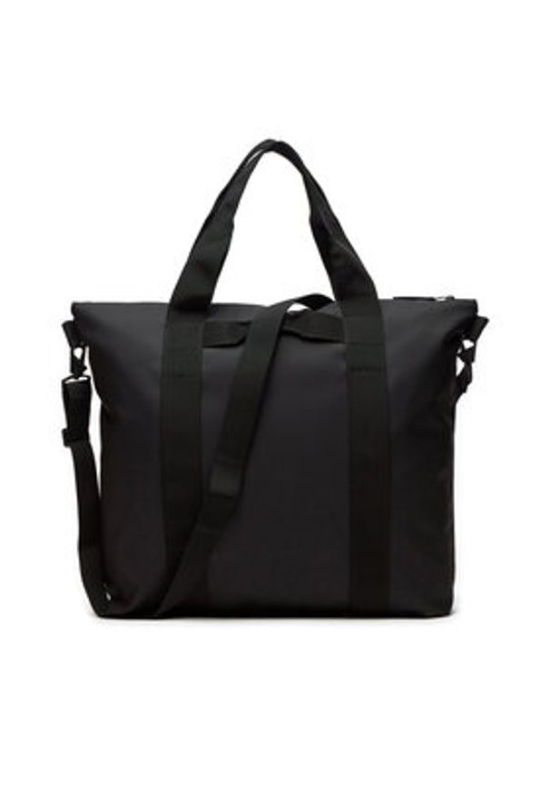 Rains Torba Tote Bag W3 14150 Czarny. Kolor: czarny. Materiał: materiał