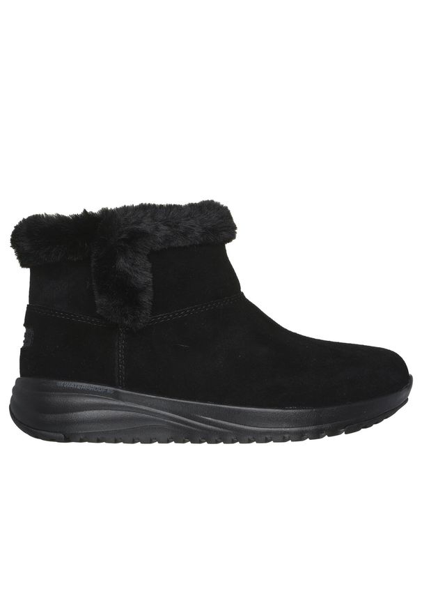 skechers - Buty zimowe damskie, On-The-Go Stellar - Cozy Step. Kolor: czarny. Sezon: zima. Styl: sportowy