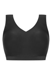 Chantelle Biustonosz top Soft Stretch C16A10 Czarny. Kolor: czarny. Materiał: syntetyk