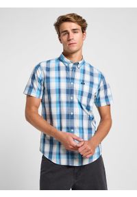 Lee - LEE MĘSKA KOSZULA LEE LEE BUTTON DOWN SS ORION 112363899. Typ kołnierza: button down