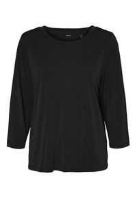 Vero Moda Curve Bluzka Evabia 10279540 Czarny Regular Fit. Kolor: czarny. Materiał: syntetyk #5