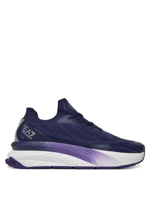 EA7 Emporio Armani Sneakersy X8X176 XK377 U548 Granatowy. Kolor: niebieski. Materiał: skóra