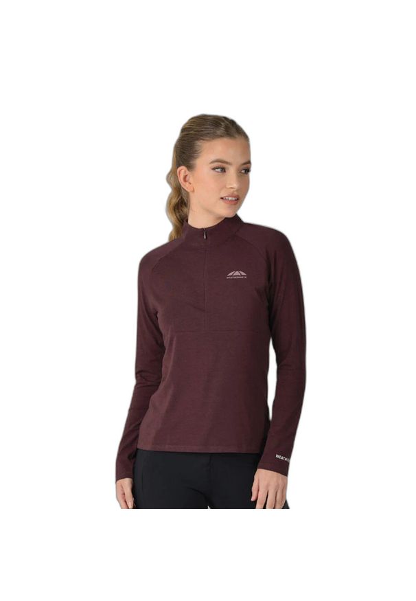 WEATHERBEETA - Damska koszulka do jazdy konnej Weatherbeeta Bamboo. Kolor: wielokolorowy, fioletowy, czerwony. Długość rękawa: długi rękaw