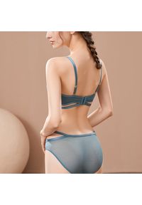 Intica - Biustonosz push-up z figami na co dzień i specjalne okazje Priscella. Kolor: biały. Materiał: materiał, skóra #2