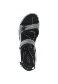 ecco - Buty do chodzenia damskie Ecco Offroad Titanium. Zapięcie: rzepy. Kolor: szary. Materiał: guma, tkanina. Sport: turystyka piesza