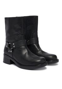 Just Cavalli Botki 79RA3S91 ZSD61 Czarny. Kolor: czarny. Materiał: skóra #6