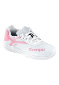 KEMPA - Dzieci Buty Piłka Ręczna Kempa Wing Junior 2.0 Białe. Kolor: wielokolorowy, biały, różowy. Sport: piłka ręczna