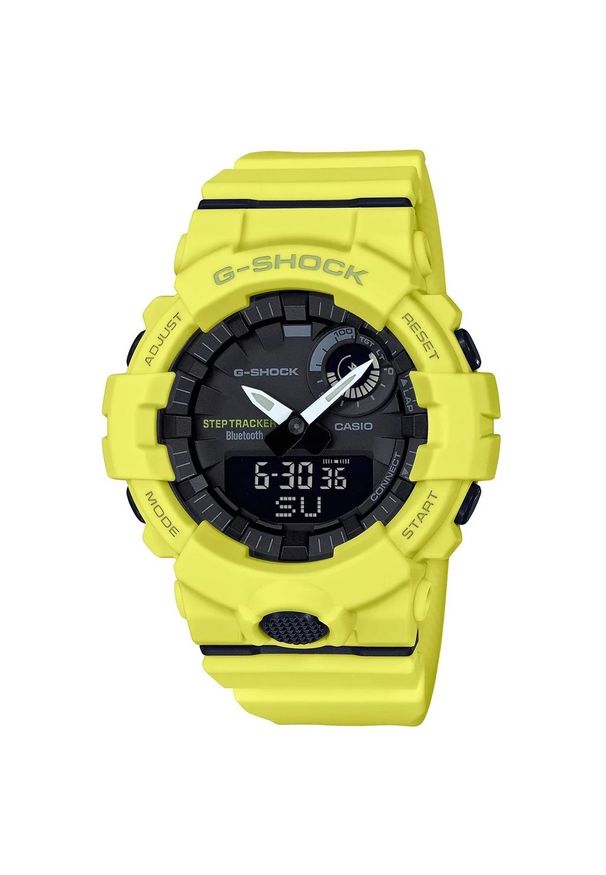 Casio - CASIO ZEGAREK G-SHOCK G-Squad GBA-800-9AER. Rodzaj zegarka: cyfrowe. Materiał: tworzywo sztuczne. Styl: sportowy