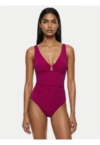 Lauren Ralph Lauren - LAUREN RALPH LAUREN Strój kąpielowy 20601016 Fioletowy. Kolor: fioletowy. Materiał: syntetyk #1