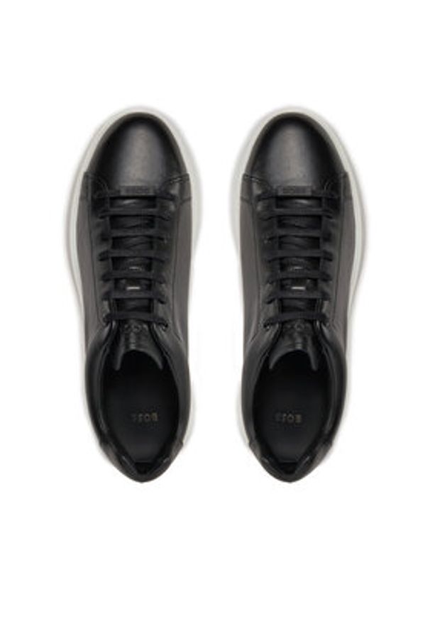 BOSS - Boss Sneakersy Bulton Runn 50497887 Czarny. Kolor: czarny. Materiał: skóra