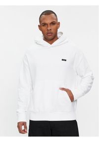 Calvin Klein Bluza K10K112748 Biały Comfort Fit. Kolor: biały. Materiał: bawełna #1