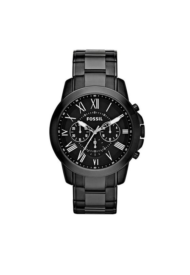 Fossil Zegarek Grant FS4832 Czarny. Kolor: czarny