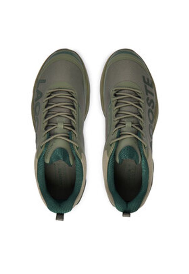 Lacoste Sneakersy L-Guard Breaker 7-50SMA0128 Khaki. Kolor: brązowy. Materiał: materiał