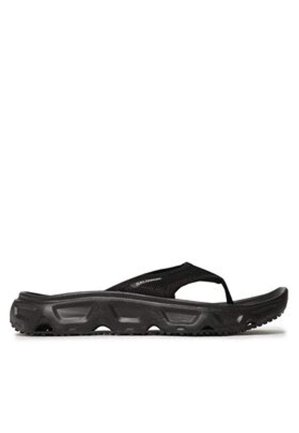 salomon - Salomon Japonki Reelax Break 6.0 L47110800 Czarny. Kolor: czarny. Materiał: materiał