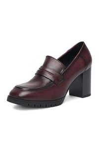 Lasocki Półbuty CEO-WB-GIADA-01C Bordowy. Kolor: czerwony. Materiał: skóra #8