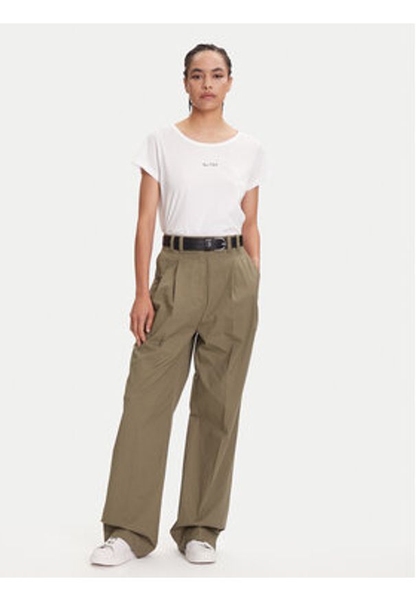 Marc O'Polo T-Shirt 506 2067 51431 Biały Regular Fit. Typ kołnierza: polo. Kolor: biały. Materiał: bawełna