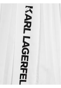 Karl Lagerfeld Kids Sukienka Z12246 D Biały Relaxed Fit. Kolor: biały. Materiał: syntetyk #3