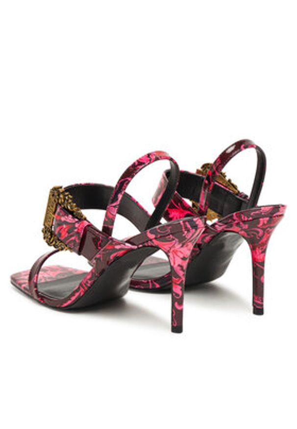 Versace Jeans Couture Sandały 79VA3S71 Różowy. Kolor: różowy. Materiał: skóra