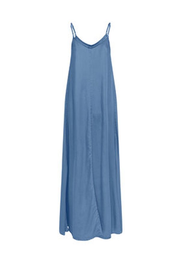 only - ONLY Sukienka letnia Charis 15337932 Niebieski Loose Fit. Kolor: niebieski. Materiał: lyocell. Sezon: lato