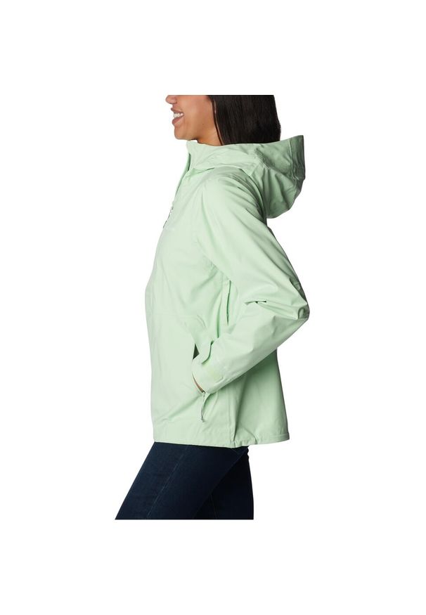 columbia - Kurtka uniwersalna damska Columbia Amplidry Waterproof Shell. Kolor: zielony. Materiał: syntetyk. Sport: turystyka piesza