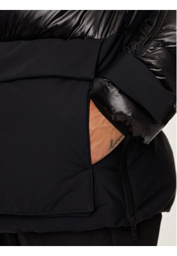 Moose Knuckles Kurtka puchowa Adams Peak M34MJ157 Czarny Relaxed Fit. Kolor: czarny. Materiał: syntetyk