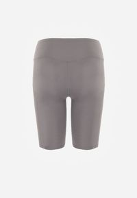 Renee - Ciemnoszare Szorty Kolarki High Waist Ellisovia. Okazja: na co dzień. Stan: podwyższony. Kolor: szary. Styl: elegancki, casual #4