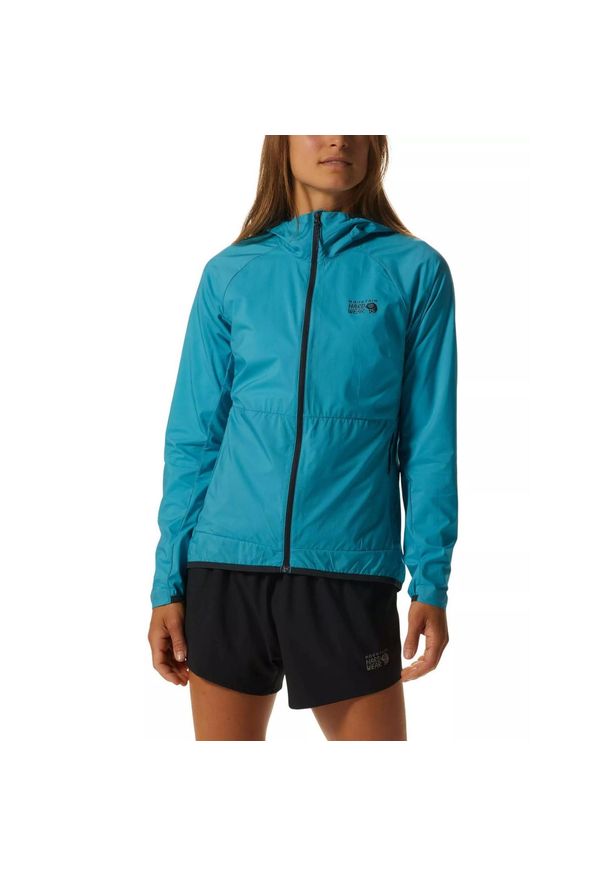 MOUNTAIN HARDWEAR - Wiatrówka damska Mountain Hardwear Kor Airshell Hoody. Kolor: niebieski
