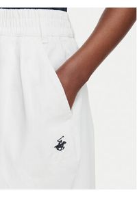 Beverly Hills Polo Club Szorty materiałowe P-SS26W-B576580 Biały Regular Fit. Kolor: biały. Materiał: bawełna #3