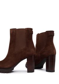 Lauren Ralph Lauren - LAUREN RALPH LAUREN Botki Layne 802942566002 Brązowy. Kolor: brązowy. Materiał: zamsz, skóra #6