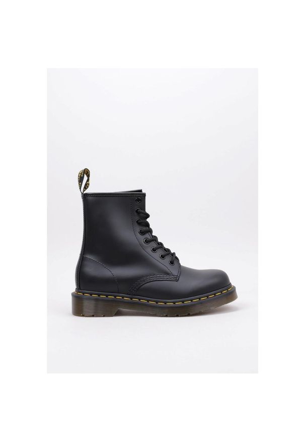 Dr. Martens - Dr. Buta Martens 1460 Gładka Czarna Dorosłych. Okazja: na co dzień. Kolor: czarny. Materiał: skóra. Wzór: gładki