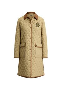 Lauren Ralph Lauren - LAUREN RALPH LAUREN Kurtka przejściowa Crested 3/4 Quilt 297P18059002 Beżowy Regular Fit. Kolor: beżowy. Materiał: syntetyk #4